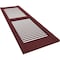 Ekena Millwork Lifetime Vinyl, TailorMade Cathedral Top Center Mullion, Open Louver, Shutter Loks, LL1C14X04100WN, PR LL1C14X04100WN - alternate 6